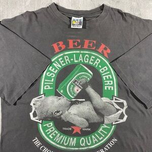 90s Vintage Pilsner Beer Boxy Tee Shirt